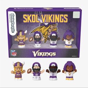 Minnesota Vikings Little People set